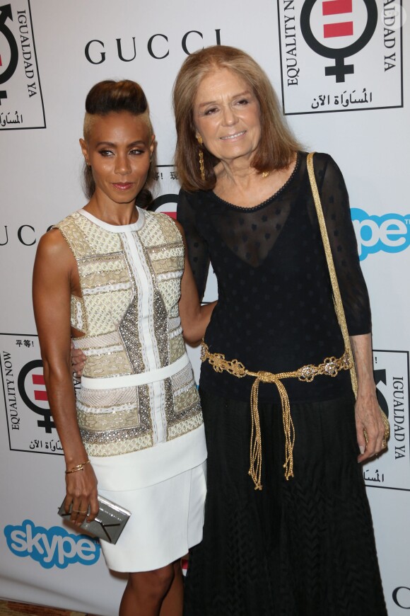 Jada Pinkett Smith et Gloria Steinem à la soirée Equality Now à Beverly Hills, le 4 novembre 2013.