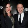 David Arquette et sa compagne Christina McLarty lors de la soirée "Hollywood Domino and Bovet 1822" à Los Angeles le 21 février 2013