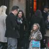David Arquette, son ex Courteney Cox et leur fille Coco à New York le 13 février 2013