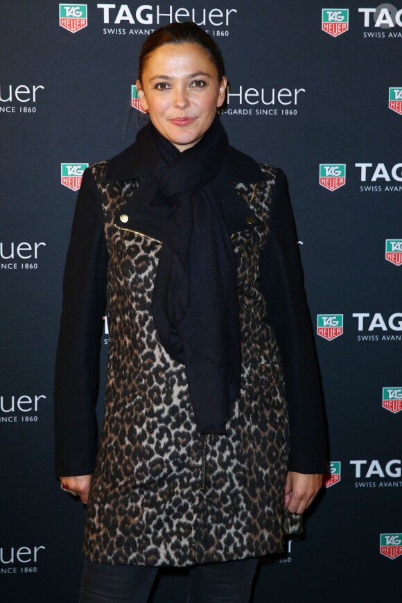 Sandrine Quétier lors de la soirée TAG Heuer qui célèbre le 50eme anniversaire de son icône, la CARRERA, au pavillon Vendôme à Paris, le 6 novembre 2013.