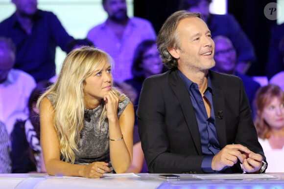 Exclusif - Enora Malagré et Jean-Michel Maire en conférence de presse de la rentrée de D8 et D17, intitulée "Touche Pas à Ma Rentrée", le 29 août 2013.