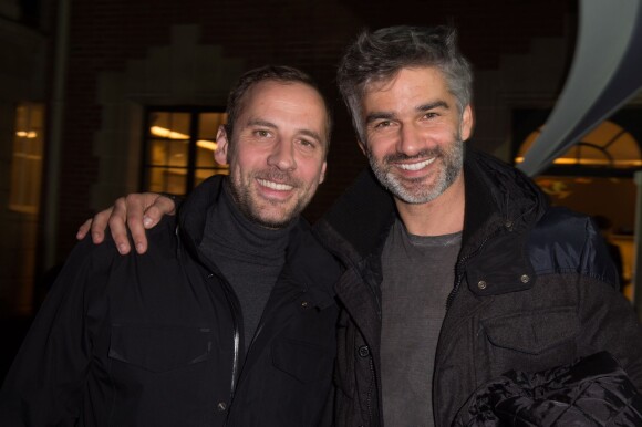 Exclusif - Fred Testot et Francois Vincentelli lors de la soirée Bonpoint Paris, le 06 Novembre 2013
