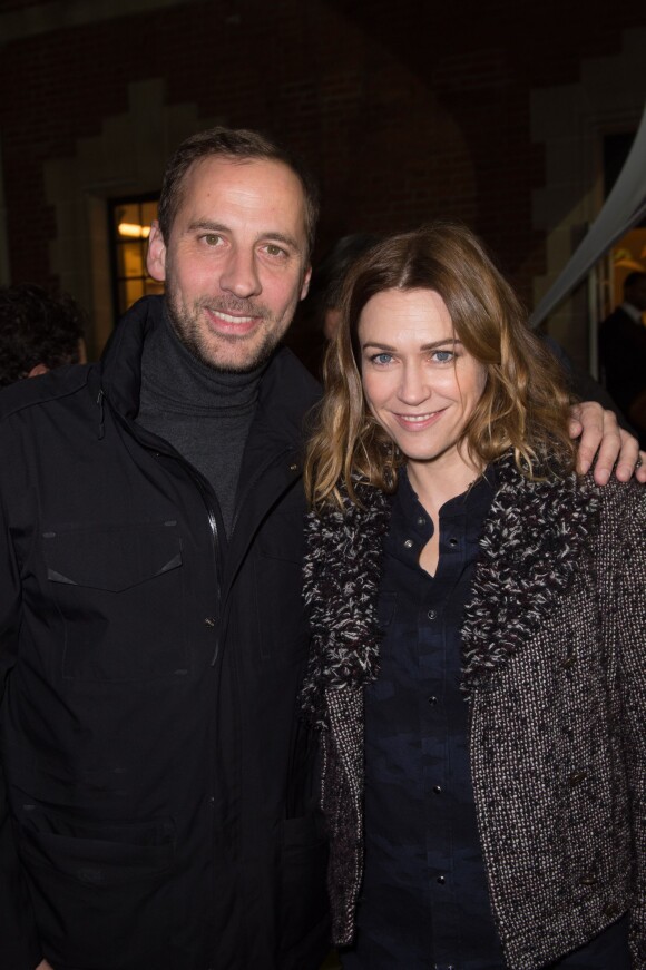 Exclusif - Fred Testot et Marie-Josee Croze lors de la soirée Bonpoint Paris, le 06 Novembre 2013