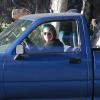 Kristen Stewart s'est rendue chez Robert Pattinson en voiture, le mercredi 30 octobre 2013, à Los Angeles, pour une entrevue bien mystérieuse...