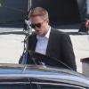 Robert Pattinson sur le tournage de son nouveau film à Los Angeles, le 17 août 2013.