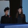 Kate Middleton, duchesse de Cambridge, lors des cérémonie du Remembrance Day au Cénotaphe de Whitehall à Londres, le 10 novembre 2013 en compagnie de Sophie de Wessex