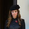 La duchesse de Cambridge Kate Middleton lors d'une cérémonie du souvenir durant Remembrance Day au Cénotaphe de Whitehall à Londres, le 10 novembre 2013