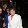 Sally Humphreys et Ronnie Wood au 70eme anniversaire de Mick Jagger à Londres le 14 juillet 2013.