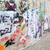 Justin Bieber est accusé davoir fait des graffitis sur ce mur à Rio de Janeiro au Brésil, sans autorisation, le 5 novembre 2013.