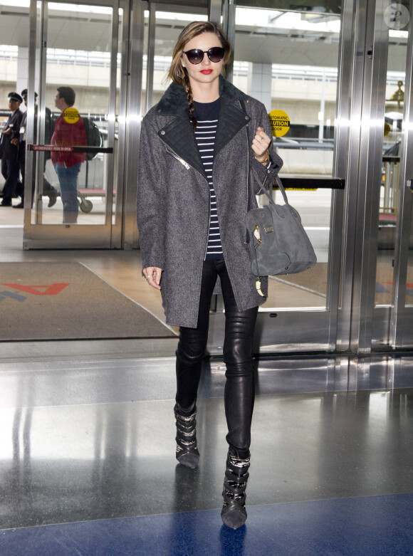Miranda Kerr à l'aéroport JFK de New York, le 7 novembre 2013.