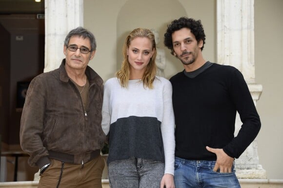 Gérard Lanvin, Nora Arnezeder et Tomer Sisley ouvrent le 22e festival du film de Sarlat avec le film Angélique, le 13 novembre 2013.
