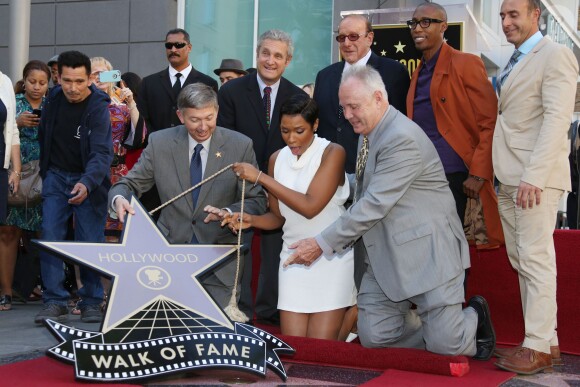Jennifer Hudson sur le Hollywood Walk of Fame à Los Angeles, le 13 novembre 2013.