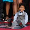 Le fils de Jennifer Hudson, David Jr sur le Hollywood Walk of Fame à Los Angeles, le 13 novembre 2013.