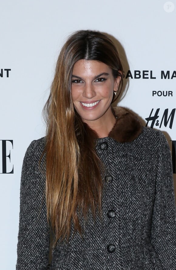 Bianca Brandolini assiste à la soirée "Isabel Marant pour H&M" sur les Champs Elysees à Paris le 13 novembre 2013
