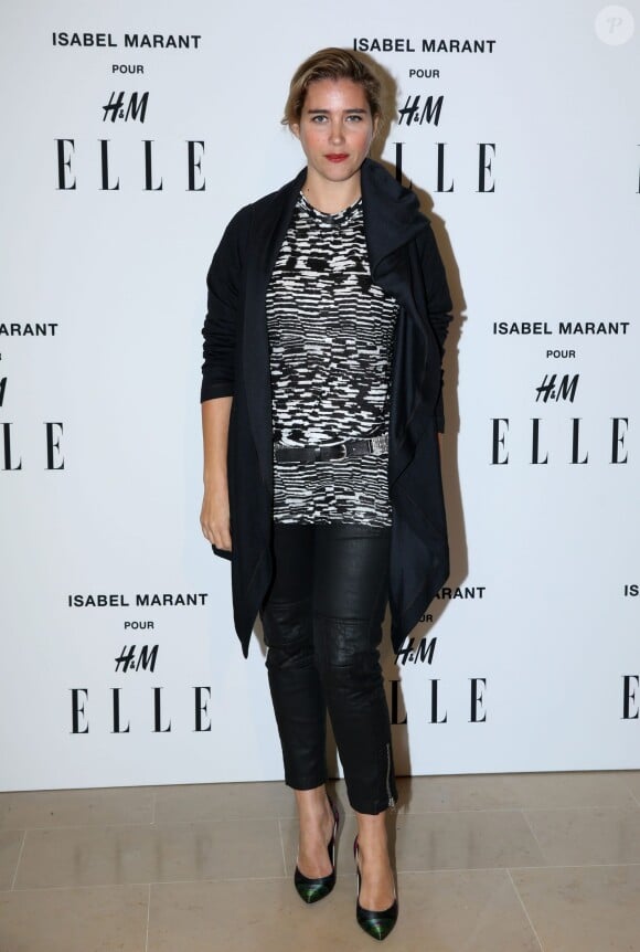 Vahina Giocante assiste à la soirée "Isabel Marant pour H&M" sur les Champs Elysees à Paris le 13 novembre 2013