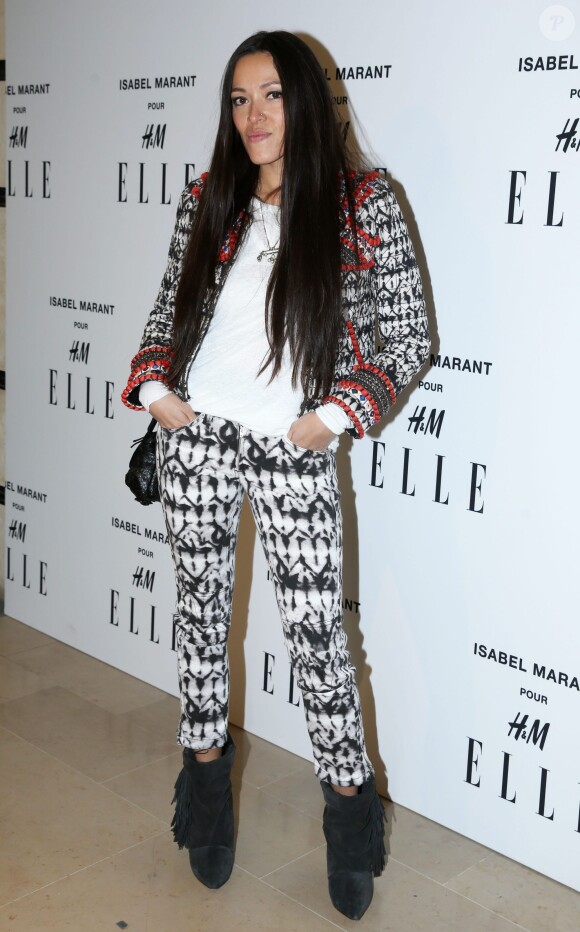 Mai Lan assiste à la soirée "Isabel Marant pour H&M" sur les Champs Elysees à Paris le 13 novembre 2013