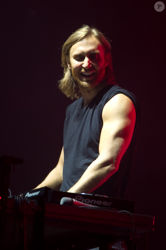 David Guetta au Festival Solidays sur l'Hippodrome de Longchamp à Paris, le 30 juin 2013.