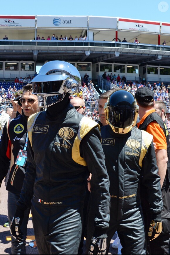 Le groupe Daft Punk au Grand Prix de Formule 1 de Monaco, le 26 mai 2013.