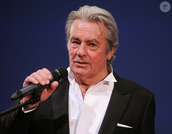 Alain Delon à Moscou, le 19 décembre 2012.