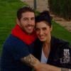 Sergio Ramos et sa belle Pilar Rubio. Photo postée sur Twitter le 14 novembre 2013.