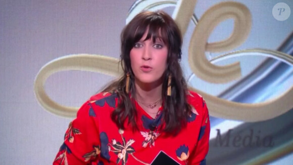 Daphné Bürki présente l'émission Le Tube sur Canal+, le samedi 16 novembre 2013.