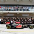 L'équipe Lotus lors du Grand Prix des Etats-Unis, à Austin le 17 novembre 2013