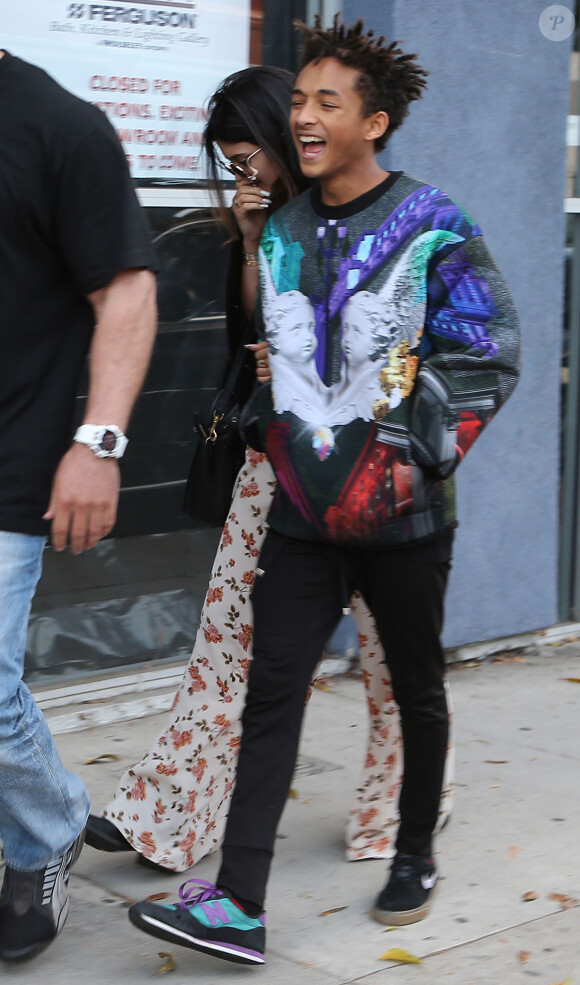 Kylie Jenner et Jaden Smith, détendus à West Hollywood, le 19 novembre 2013.