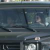 Kylie Jenner et Jaden Smith, complices à bord du 4x4 Mercedes-Benz de Kylie. West Hollywood, le 19 novembre 2013.