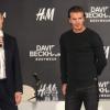 David Beckham lors d'une conférence pour David Beckham Bodywear for H&M à Shanghai, le 20 novembre 2013.