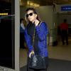 Eva Longoria arrive à l'aéroport de Los Angeles, le 20 novembre 2013.