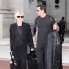 Hugh Jackman et sa femme Deborra-Lee Furness arrrivent à Washington, le 8 octobre 2013.