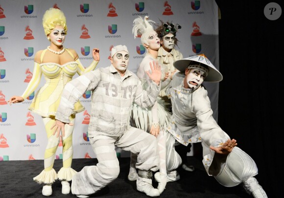 Le Cirque du Soleil aux Latin Grammy Awards à Las Vegas, le 21 novembre 2013.