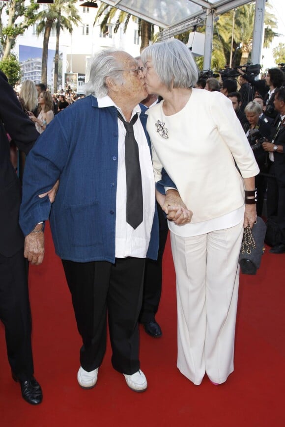 Georges Lautner et sa compagne au Festival de Cannes en mai 2012