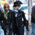 Madonna et ses enfants Rocco, Mercy et David se rendant au centre de la Kabbale de New York le samedi 12 octobre 2013.