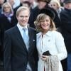 L'archiduc Imre d'Autriche et son épouse l'archiduchesse Kathleen lors du mariage religieux de l'archiduc Christoph et d'Adelaide Drape-Frisch le 29 décembre 2012 à Nancy.