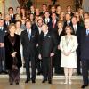 Photo de groupe pour les 90 ans du grand-duc Jean de Luxembourg le 5 janvier 2011