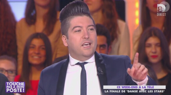 Chris Marques, juré de "Danse avec les stars 4", dans l'émission "Touche pas à mon poste" du 25 novembre 2013.