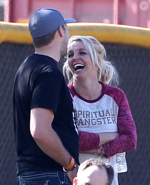 Britney Spears et son petit ami David Lucado. A Los Angeles, le 9 novembre 2013.
