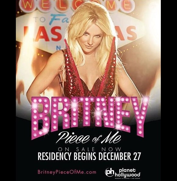 Britney Spears débutera sa grande série de concerts au Planet Hollywood de Las Vegas le 27 décembre 2013.