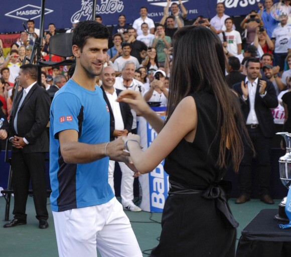 Novak Djokovic à Buenos Aires, le 23 novembre 2013.