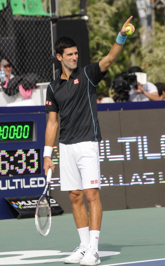 Novak Djokovic à Buenos Aires, le 24 novembre 2013.