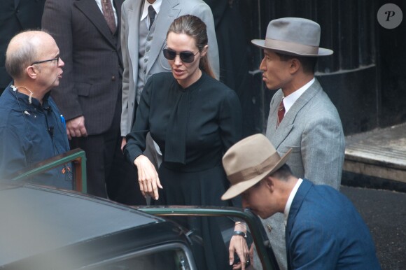 Angelina Jolie est sur le tournage de son nouveau film à Sydney, le 22 novembre 2013.