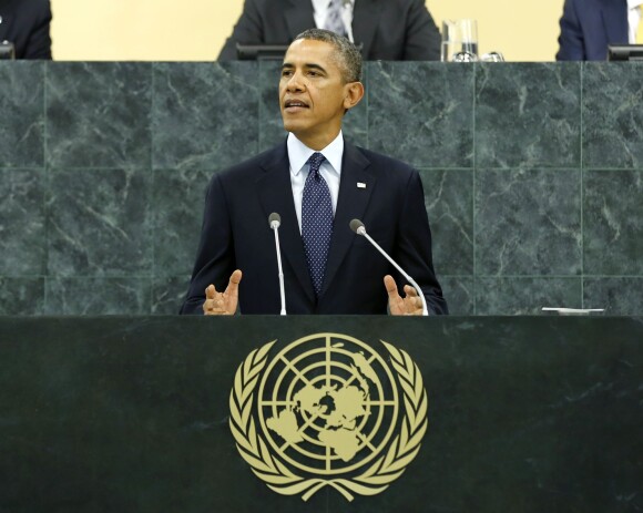 Barack Obama à New York, le 24 septembre 2013.