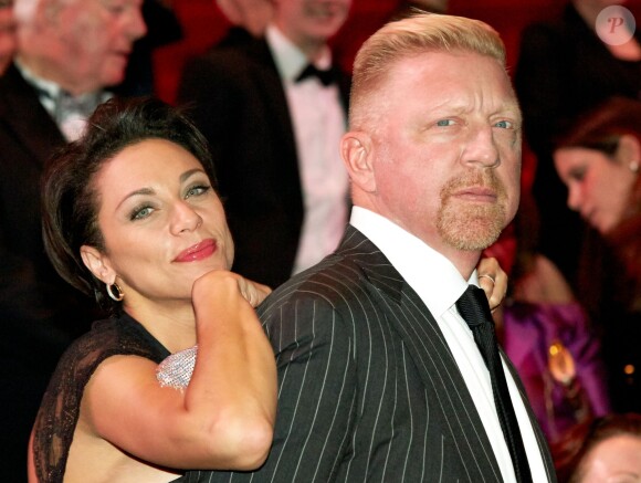 Boris Becker et sa femme Lilly à l'avant-première du "Fantome de l'Opéra" à Hambourg le 28 novembre 2013.