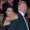 Boris Becker et son épouse Lilly à l'avant-première du "Fantome de l'Opéra" à Hambourg le 28 novembre 2013.