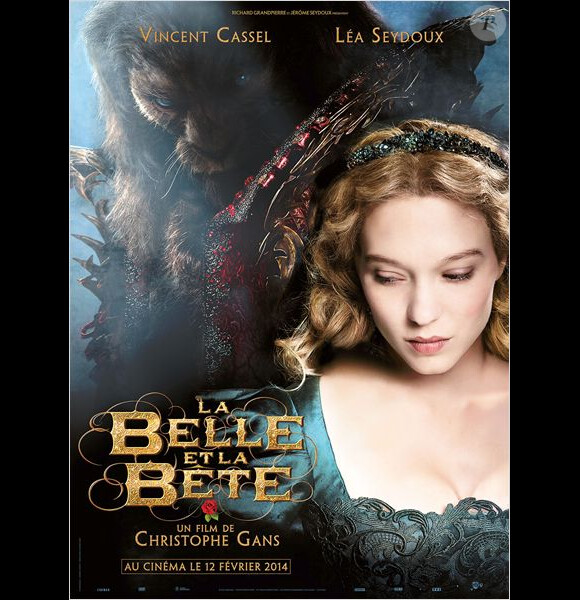 Affiche du film La Belle et la Bête.