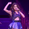 Selena Gomez se produit au AT&T Stadium à Dallas au Texas dans le cadre d'un match de football américain de la NFL, le jeudi 28 novembre 2013.