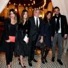 Sidney Toledano, sa femme Katia, leur fille Julia en famille à la soirée Dior dans le cadre du 13e Festival International du Film de Marrakech, le 1er décembre 2013.