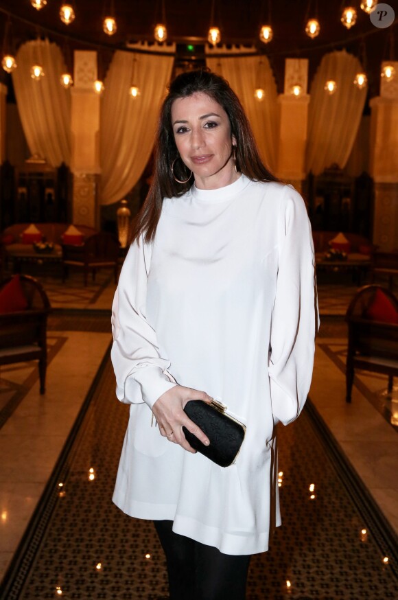 Albane Cléret à la soirée Dior dans le cadre du 13e Festival International du Film de Marrakech, le 1er décembre 2013.