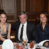 Marion Cotillard, Sidney Toledano et sa femme Katia au dîner de la soirée Dior à Marrakech, le 1er décembre 2013.